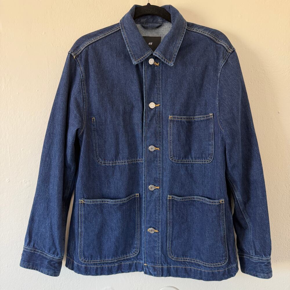H&M Mens Denim Utility Jacket